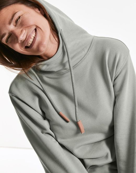 Sudadera con capucha de cuello alto Orgánica