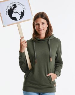Sudadera con capucha de cuello alto Orgánica