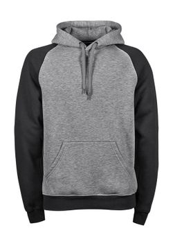 Sudadera con capucha de dos tonos hombre
