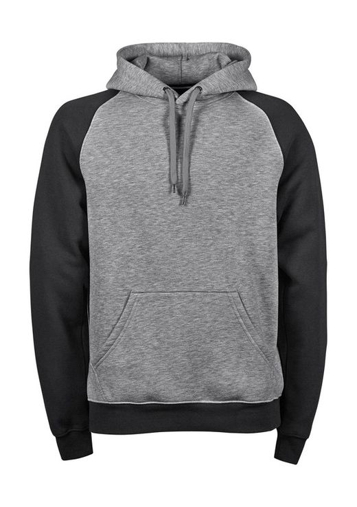 Sudadera con capucha de dos tonos hombre