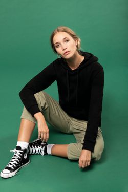 Felpa con cappuccio da donna