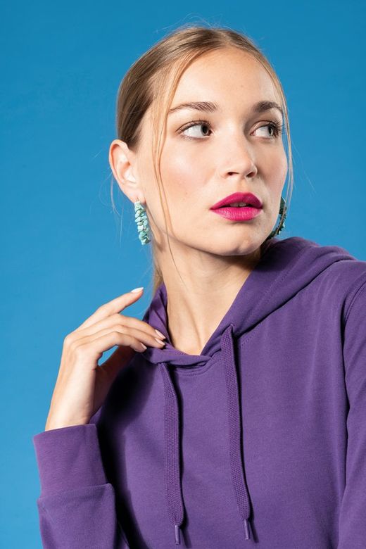Felpa con cappuccio da donna