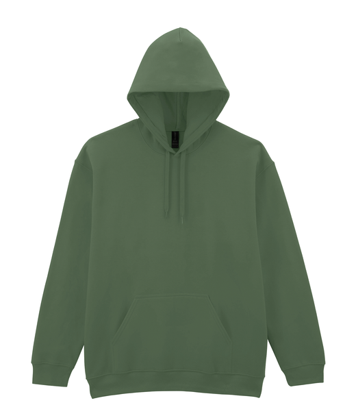 Kapuzensweatshirt mit Rundhalsausschnitt Midweight Softstyle
