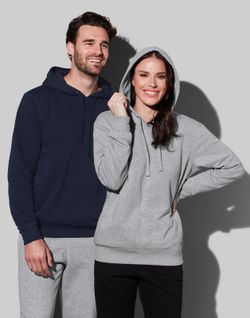 Felpa con cappuccio unisex riciclata
