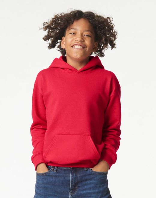 Sweat à capuche pour enfants d'épaisseur moyenne Softstyle