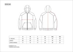 Hoodie mit durchgehendem Reißverschluss und Kontrastdetails Schwarz Hellgrau