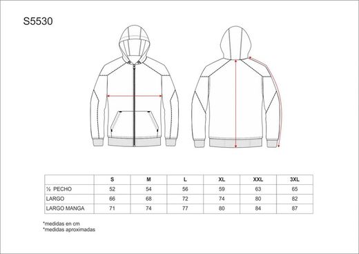 Hoodie mit durchgehendem Reißverschluss und Kontrastdetails Schwarz Hellgrau