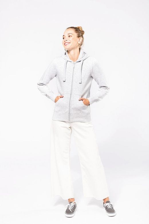 Damen Zip-Up Hoodie