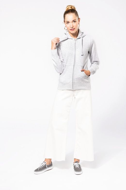 Damen Zip-Up Hoodie