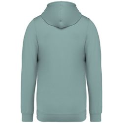 Eco-friendly men's modal full zip hooded sweatshirt