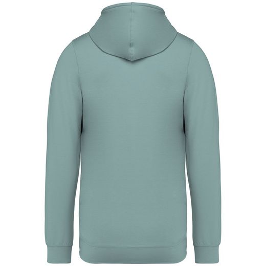 Eco-friendly men's modal full zip hooded sweatshirt