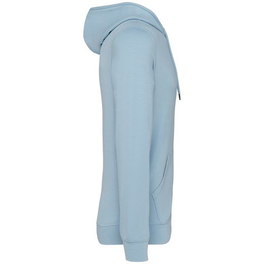 Eco-friendly men's modal full zip hooded sweatshirt