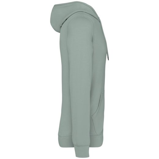 Eco-friendly men's modal full zip hooded sweatshirt