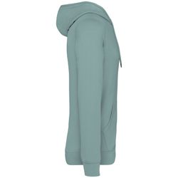 Eco-friendly men's modal full zip hooded sweatshirt