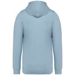 Eco-friendly men's modal full zip hooded sweatshirt