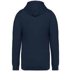 Eco-friendly men's modal full zip hooded sweatshirt