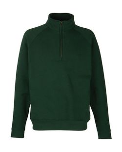 Kurzes Sweatshirt mit Reißverschluss