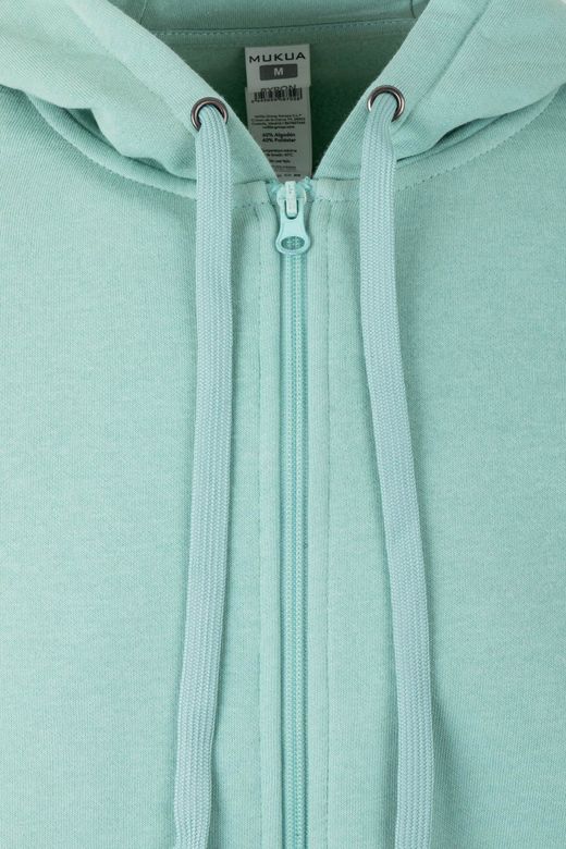 Sudadera cremallera capucha