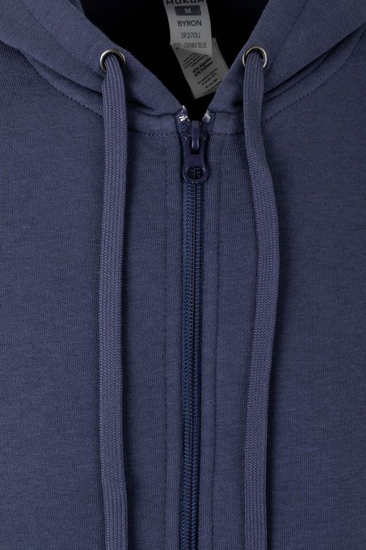 Sudadera cremallera capucha