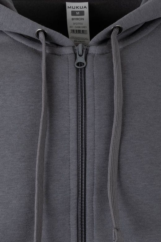 Sudadera cremallera capucha