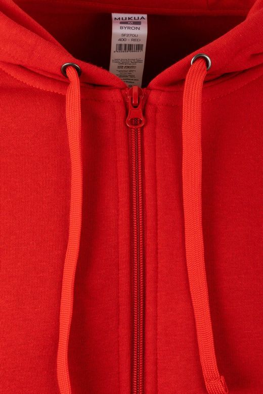 Sudadera cremallera capucha