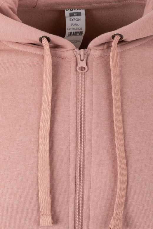 Sudadera cremallera capucha