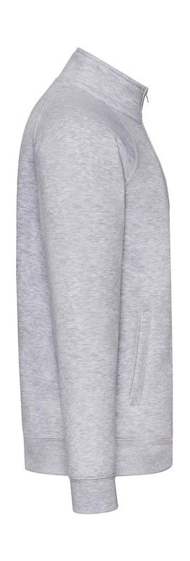 Premium-Sweatshirt mit durchgehendem Reißverschluss