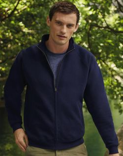 Premium-Sweatshirt mit durchgehendem Reißverschluss