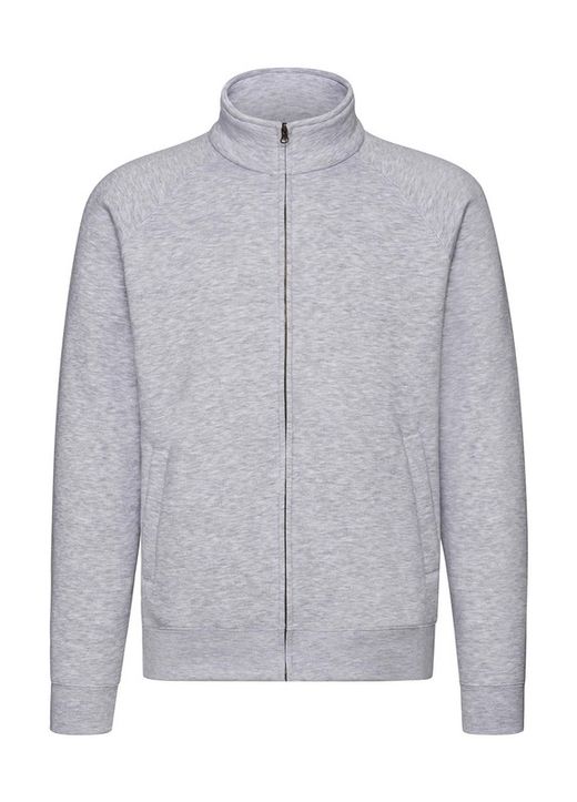Premium-Sweatshirt mit durchgehendem Reißverschluss