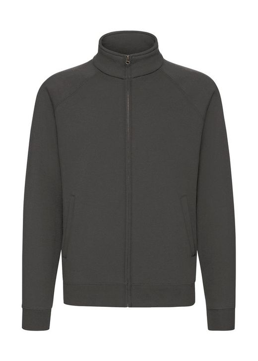 Premium-Sweatshirt mit durchgehendem Reißverschluss