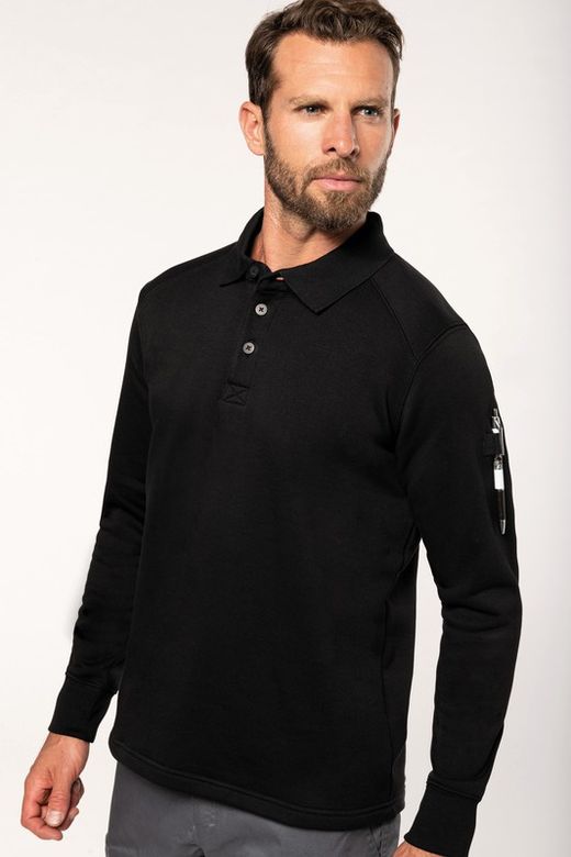 Sudadera Cuello Polo