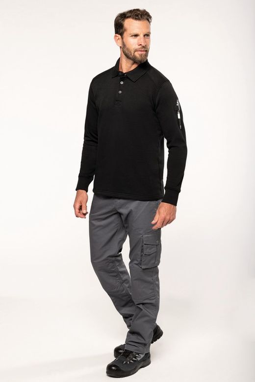 Sudadera Cuello Polo