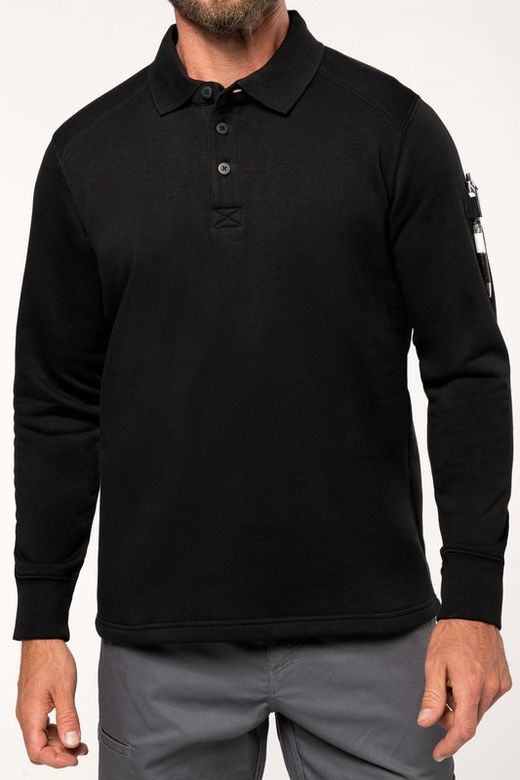 Sudadera Cuello Polo