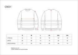 Rundhals-Sweatshirt mit reflektierenden Bändern an Rumpf und Ärmeln Grau