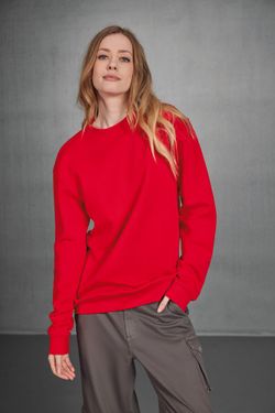 Crew Neck Sweatshirt Set In
