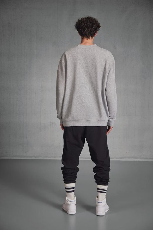 Crew Neck Sweatshirt Set In