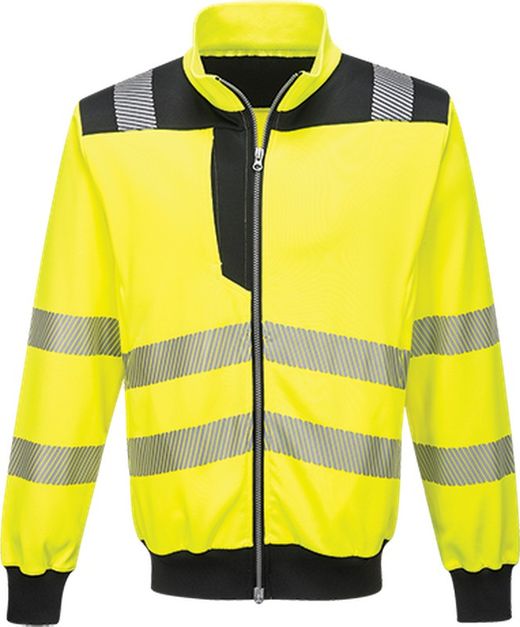 PW3 Hi-Vis Zip Sweatshirt