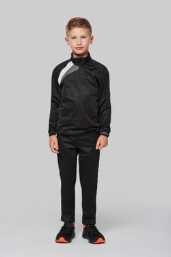 FELPA TRAINING CON ZIP PER BAMBINI