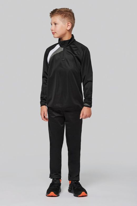 FELPA TRAINING CON ZIP PER BAMBINI