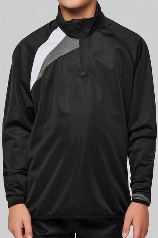 FELPA TRAINING CON ZIP PER BAMBINI