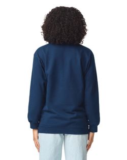 Sweatshirt aus Molton 1/4 Reißverschluss