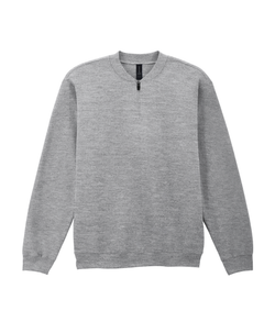 Sweatshirt aus Molton 1/4 Reißverschluss