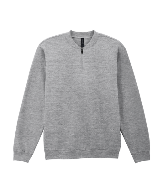 Sweatshirt aus Molton 1/4 Reißverschluss
