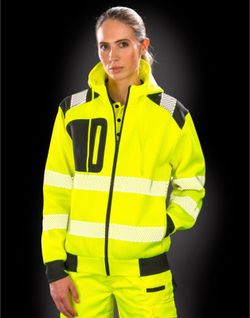 Recyceltes Sicherheitssweatshirt mit Reißverschluss