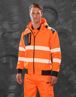 Recyceltes Sicherheitssweatshirt mit Reißverschluss
