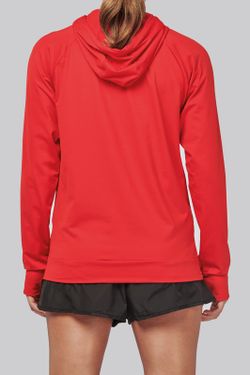 Sudadera deportiva capucha 1/4 cremallera