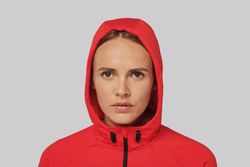 Sudadera deportiva capucha 1/4 cremallera