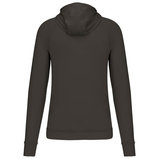 Sudadera deportiva capucha 1/4 cremallera