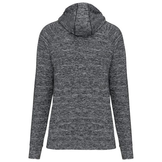Sudadera deportiva capucha 1/4 cremallera