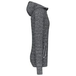 Sudadera deportiva capucha 1/4 cremallera